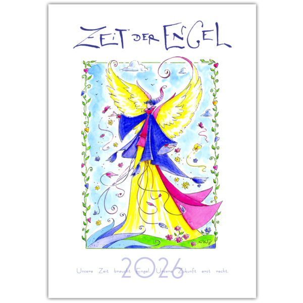 Kunst Kalender - „Zeit der Engel“ 2026 Conny Wolf