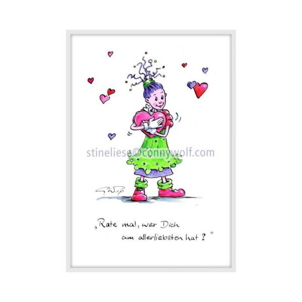 Stineliese Original by Conny Wolf - "Rate mal, wer dich am allerliebsten hat?"