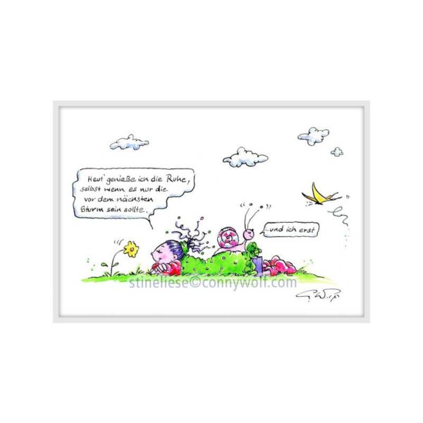 Stineliese Original by Conny Wolf - "Heut genieß ich die Ruhe..."