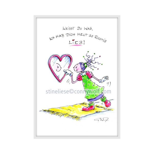 Stineliese Original by Conny Wolf - "Ich hab dich heut so richtig lieb!"