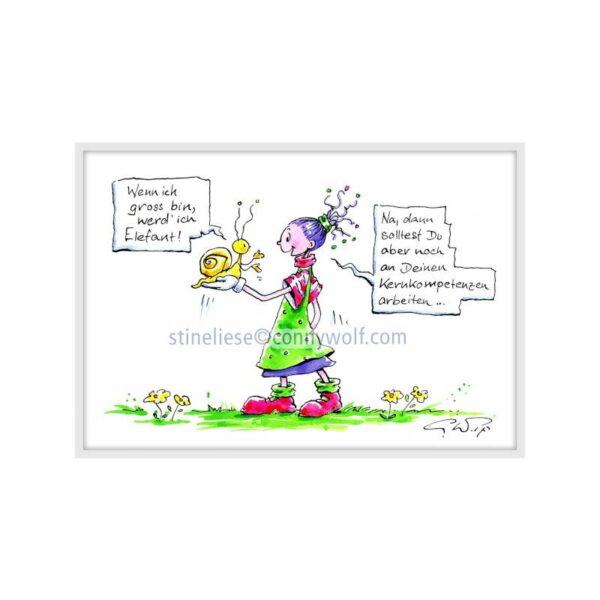 Stineliese Original by Conny Wolf - "Wenn ich groß bin, werd ich Elefant."