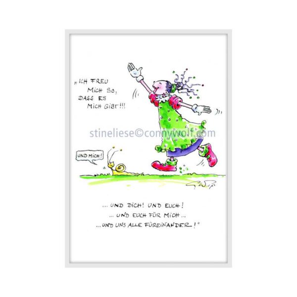 Stineliese Original by Conny Wolf - "Ich freu mich so, dass es mich gibt! "